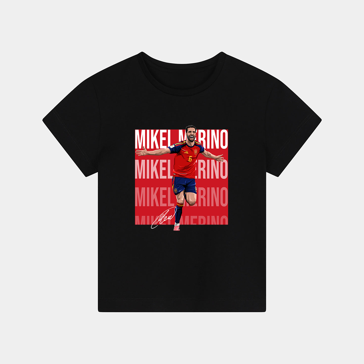 Mikel Merino Spain World Cup 26 Home Shirt