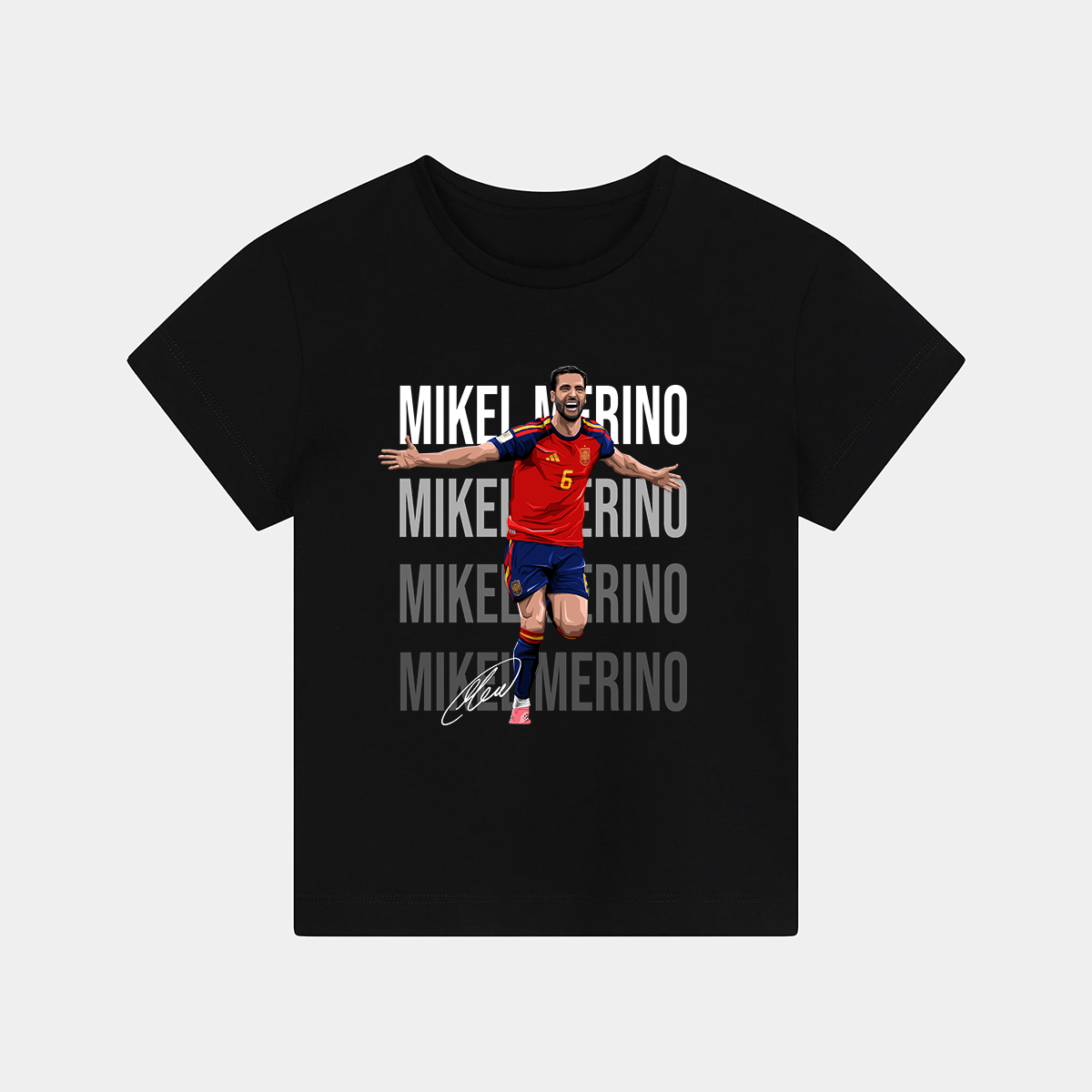 Mikel Merino Spain World Cup 26 Home Shirt